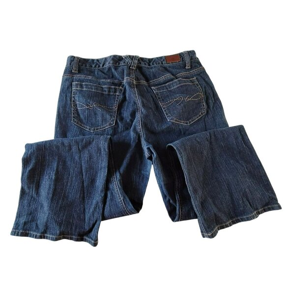 Tommy Hilfiger Jeans Hope Womens Size 14 R Cotton Dark Wash JH792 - Picture 3 of 4